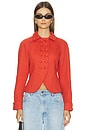 view 1 of 4 Form Jacket in Crimson