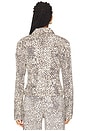 view 3 of 5 Rider Denim Jacket in Leopard Fade