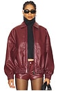 view 1 of 5 Kenny Bomber in Burgundy