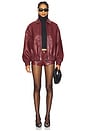 view 5 of 5 Kenny Bomber in Burgundy