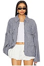 view 1 of 6 Renacida Jacket in Denim Stripe