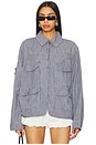 view 2 of 6 Renacida Jacket in Denim Stripe
