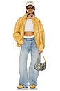 view 5 of 5 Kenny Bomber in Mustard