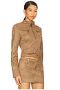 view 2 of 4 Bella Moto Jacket in Coffee