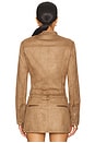 view 3 of 4 Bella Moto Jacket in Coffee