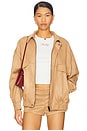 view 1 of 5 Palm Desert Bomber in Chocolate