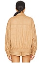 view 4 of 5 Palm Desert Bomber in Chocolate