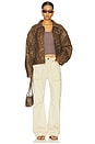 view 4 of 4 Hailey Bomber Jacket in Acid