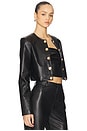 view 2 of 4 Amelie Cropped Jacket in Onyx