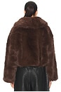 view 3 of 4 CHAQUETA MADAME FAUX FUR in Chocolate