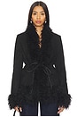 view 1 of 4 Oui Oui Coat in Ink
