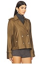 view 2 of 4 x REVOLVE Cropped Trencherous Coat in Khaki