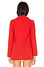 view 3 of 4 Femme Fatale Blazer in Red