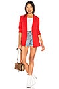 view 4 of 4 Femme Fatale Blazer in Red