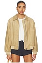 view 1 of 5 Cou Cou Bomber Jacket in Latte
