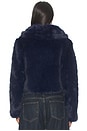 view 3 of 4 x REVOLVE Madame Faux Fur Jacket in Navy