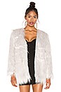 view 1 of 4 Portofino Faux Fur Coat in Grey
