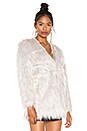 view 2 of 4 Portofino Faux Fur Coat in Grey