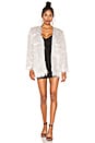 view 4 of 4 Portofino Faux Fur Coat in Grey