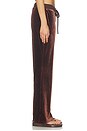 view 3 of 6 Alba Track Pant in Chocolate
