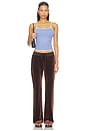 view 5 of 6 Alba Track Pant in Chocolate