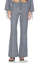 view 1 of 6 Totti Pant in Slate Stripe