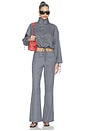 view 6 of 6 Totti Pant in Slate Stripe