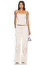view 5 of 5 Butterfly Cargo Pant in Cream