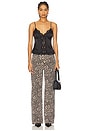 view 5 of 6 Top Model Jean in Leopard