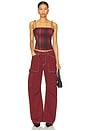 view 5 of 6 Miami Vice Pant in Cherry