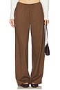 view 1 of 6 Bloom Pant in Chocolate Plaid