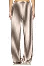 view 4 of 6 Bloom Pant in Dark Chocolate Stripe