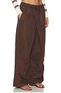 view 2 of 6 PANTALON SIGNORA in Chocolate