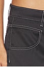 view 6 of 6 Serenity Satin Pant in Noir