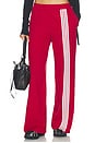 view 1 of 6 Red Eye Track Pant in Crimson