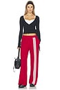 view 5 of 6 Red Eye Track Pant in Crimson