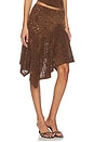 view 2 of 6 Hamptons Midi Skirt in Chocolate
