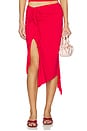 view 1 of 6 Rendezvous Midi Skirt in Crimson