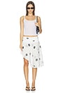 view 5 of 6 Legacy Midi Skirt in Moonlight Polka