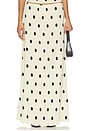 view 1 of 6 FALDA FORD MAXI in Porcelain Polka