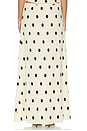 view 4 of 6 FALDA FORD MAXI in Porcelain Polka
