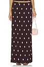 view 1 of 6 FALDA FORD MAXI in Burgundy Polka