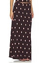 view 2 of 6 FALDA FORD MAXI in Burgundy Polka