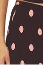 view 6 of 6 FALDA FORD MAXI in Burgundy Polka