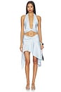 view 5 of 6 JUPE GLOSS MIDI in Baby Blue