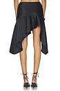 view 4 of 6 FALDA GLOSS MIDI in Noir