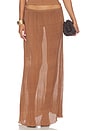 view 1 of 6 FALDA FORD MAXI in Cocoa