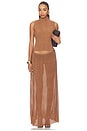 view 5 of 6 FALDA FORD MAXI in Cocoa