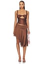 view 5 of 6 FALDA LEGACY MIDI in Cocoa