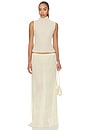 view 5 of 6 FALDA FORD MAXI in Soft Lemon